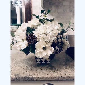 Mackenzie Childs Faux Floral Centerpiece